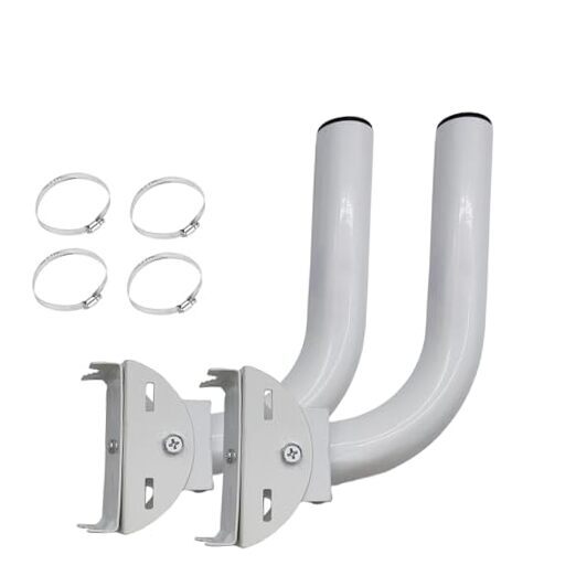 Universal Wireless Bridge Bracket Mount, Pole and Wall-Mounted Mount for 2 PCS