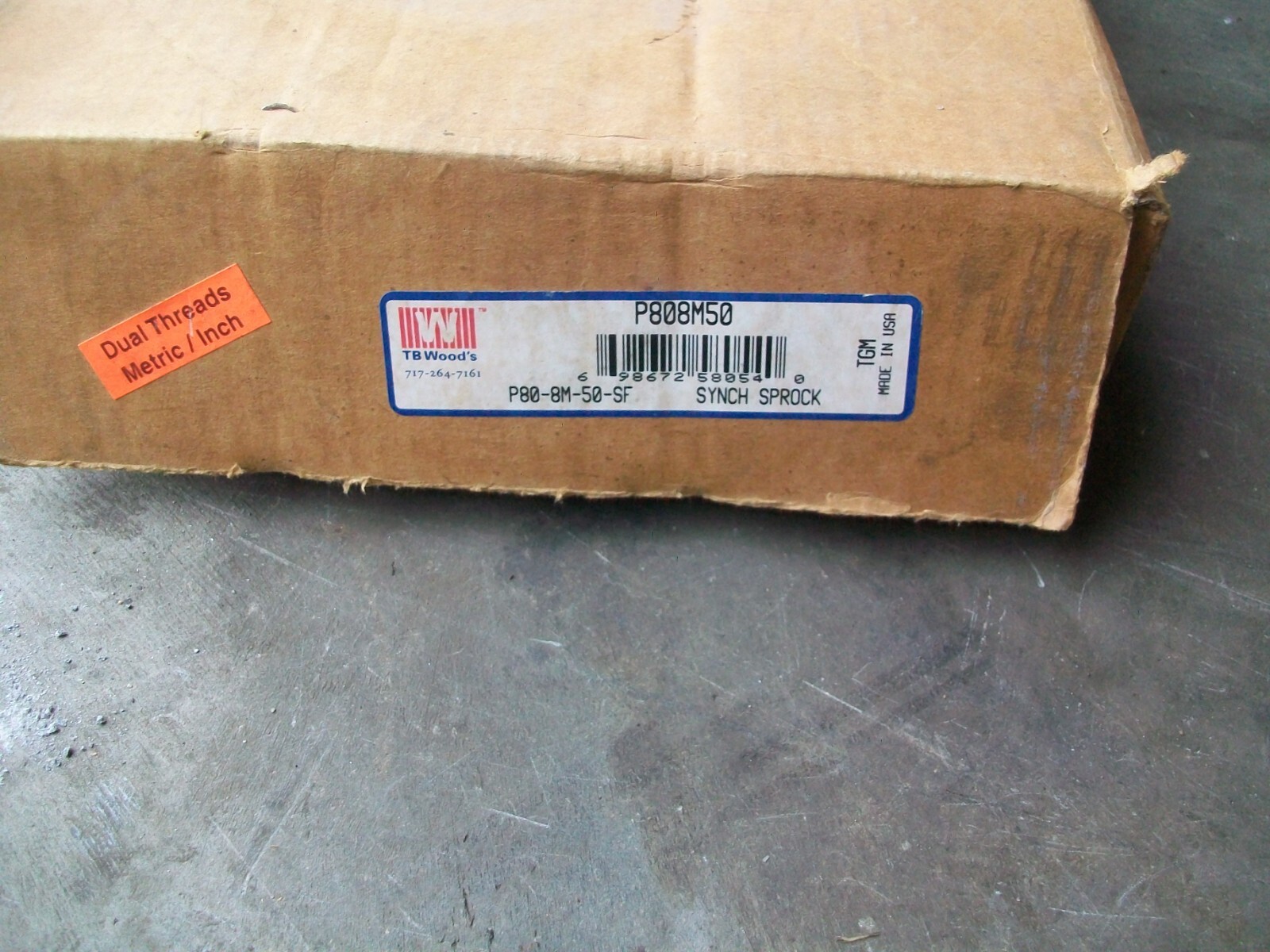 TB Woods Timing Sprocket P808M-50 P-80-8M-50SF NEW