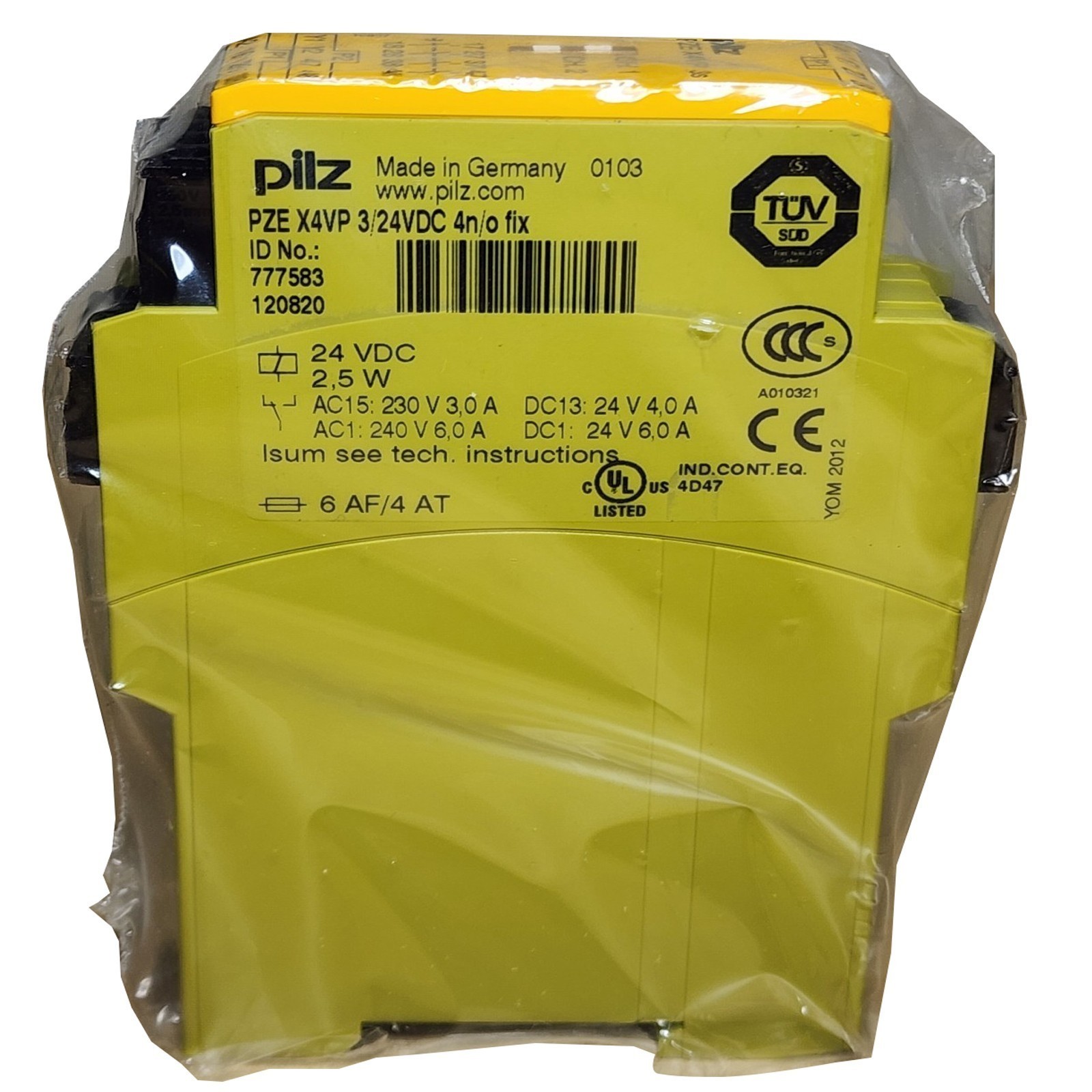 X4VP New Sealed Pilz PZE X4VP Safety Relay X4VP Fast shipping