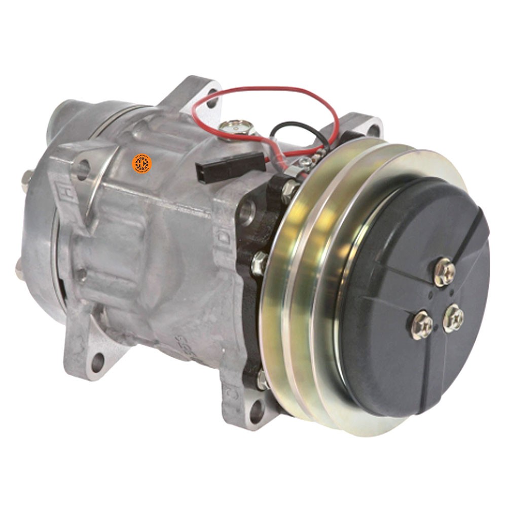 Air Conditioning Compressor – with Clutch Sanden Style Fits Massey Ferguson