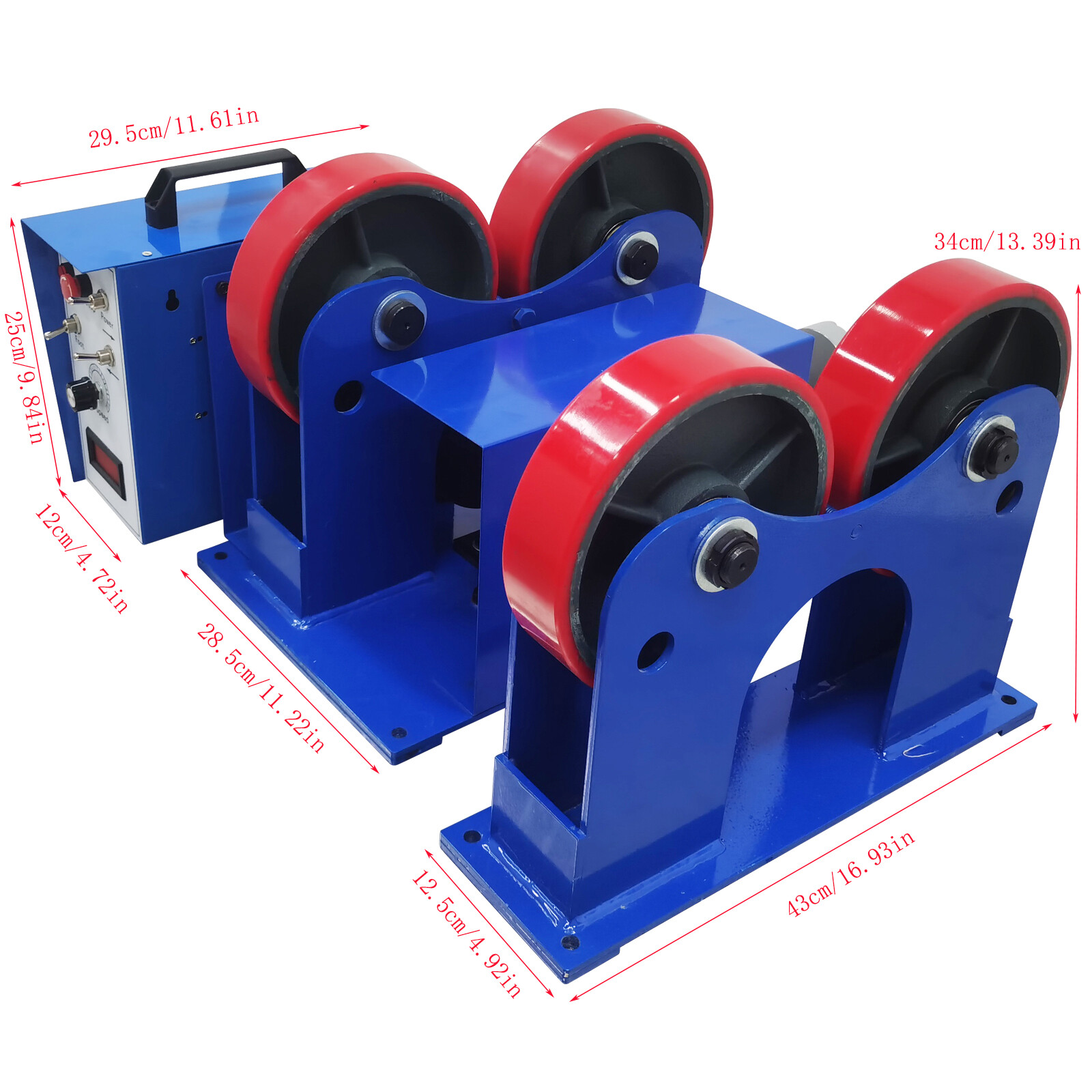 Turn Rolls Positioner Linkage Welding Equipment Support 2200LB Machine Metalwork