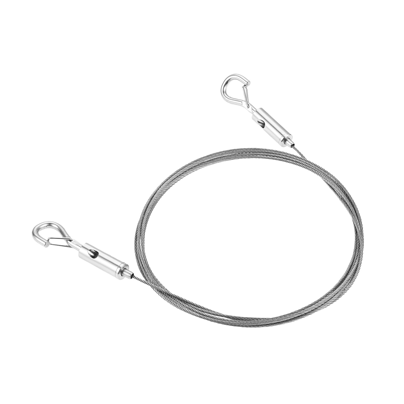 4Pcs Stainless Steel Rope Adjustable Picture Hanging Wire Kit 6.6FT Heavy Duty