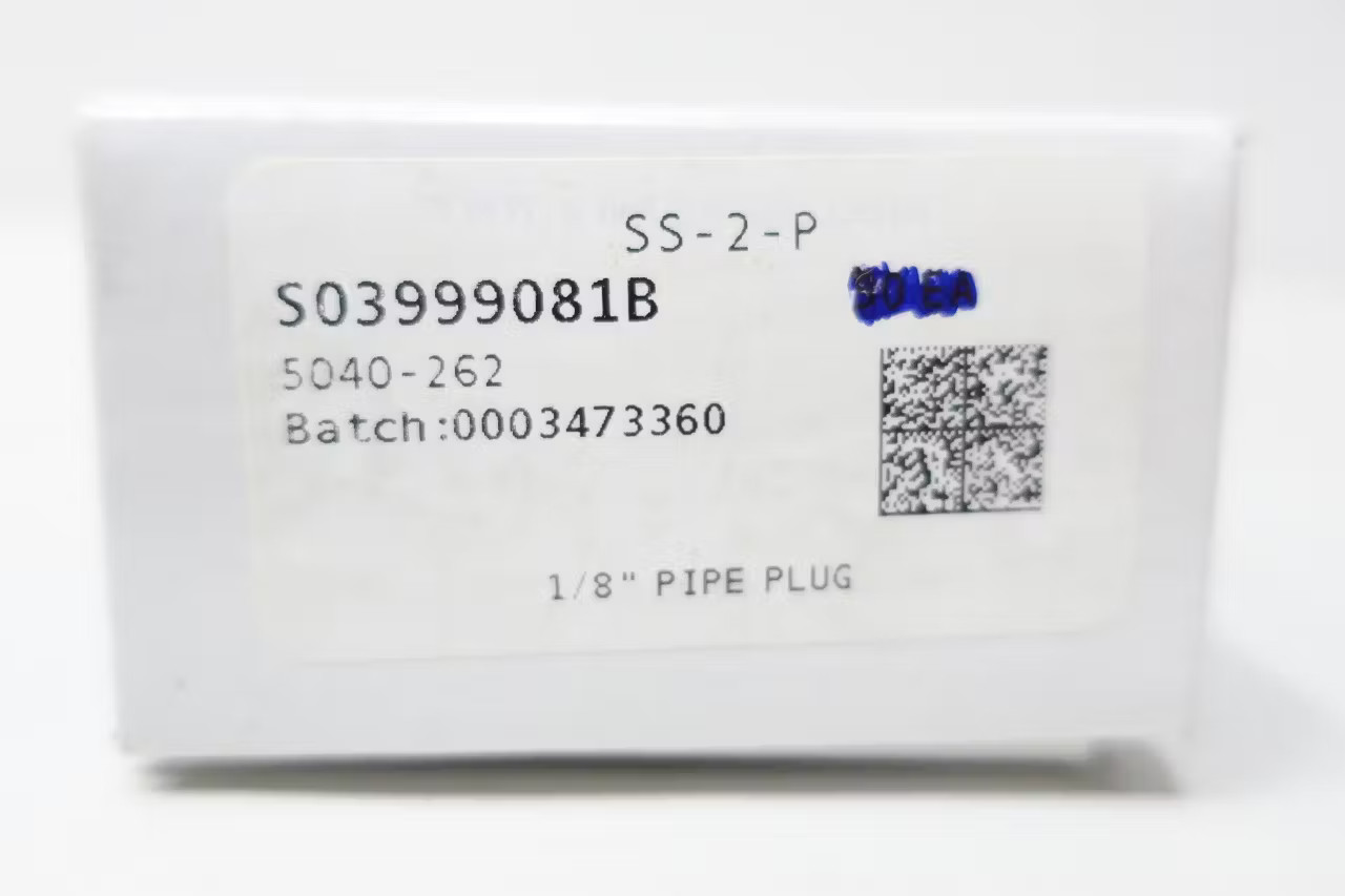 Pack Of 44 Swagelok SS-2-P Stainless Pipe Plug 1/8in Npt