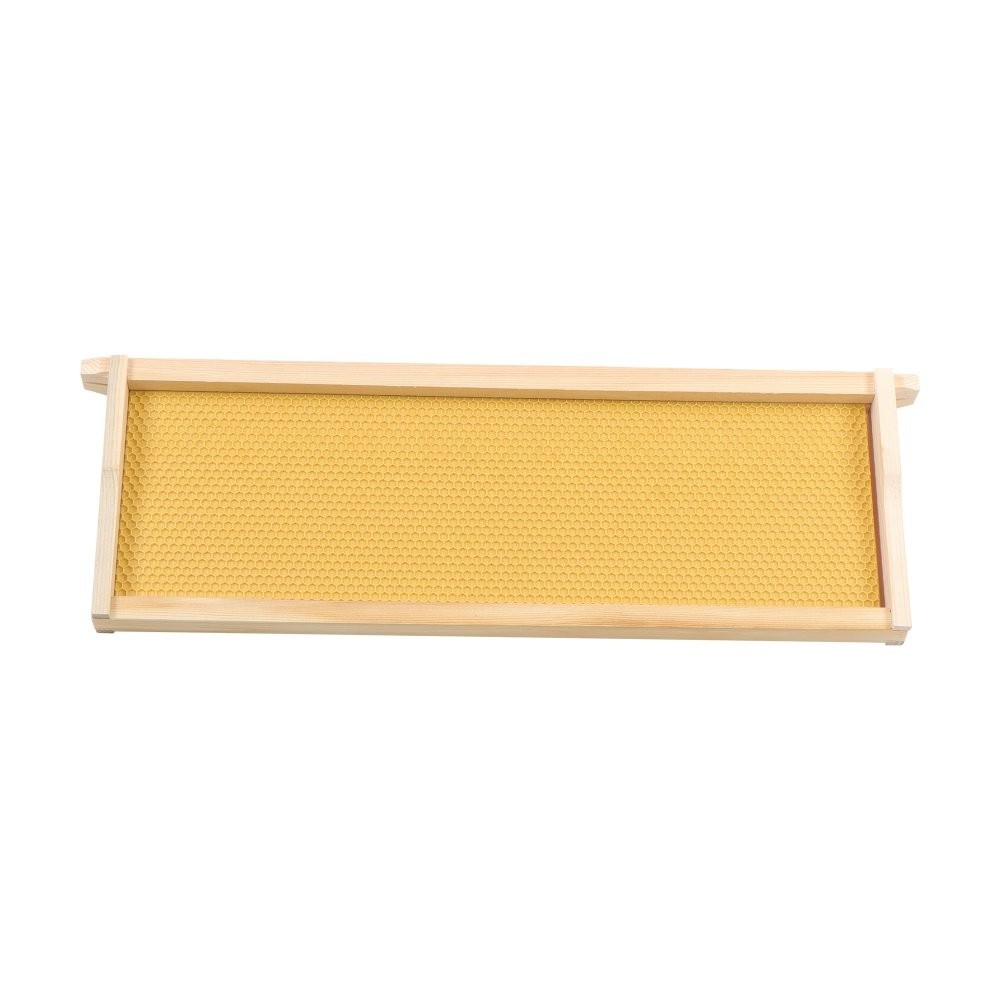 4 Layer 8 Frame Bee Hive Beeswax Coated Includes Beehive Frames and Foundations