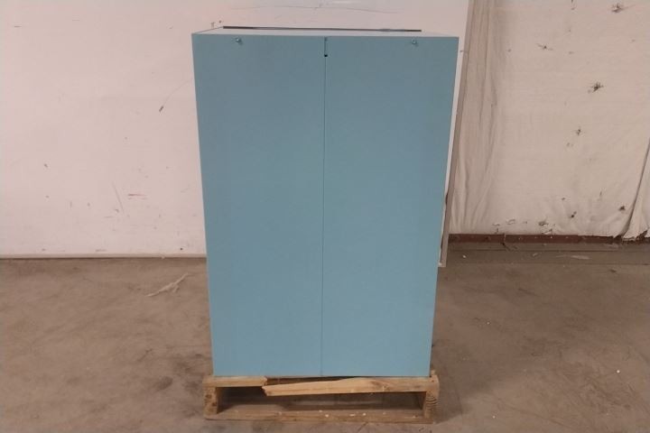 Justrite 891222 12 Gal Storage Capacity Blue Steel Corrosives Safety Cabinet