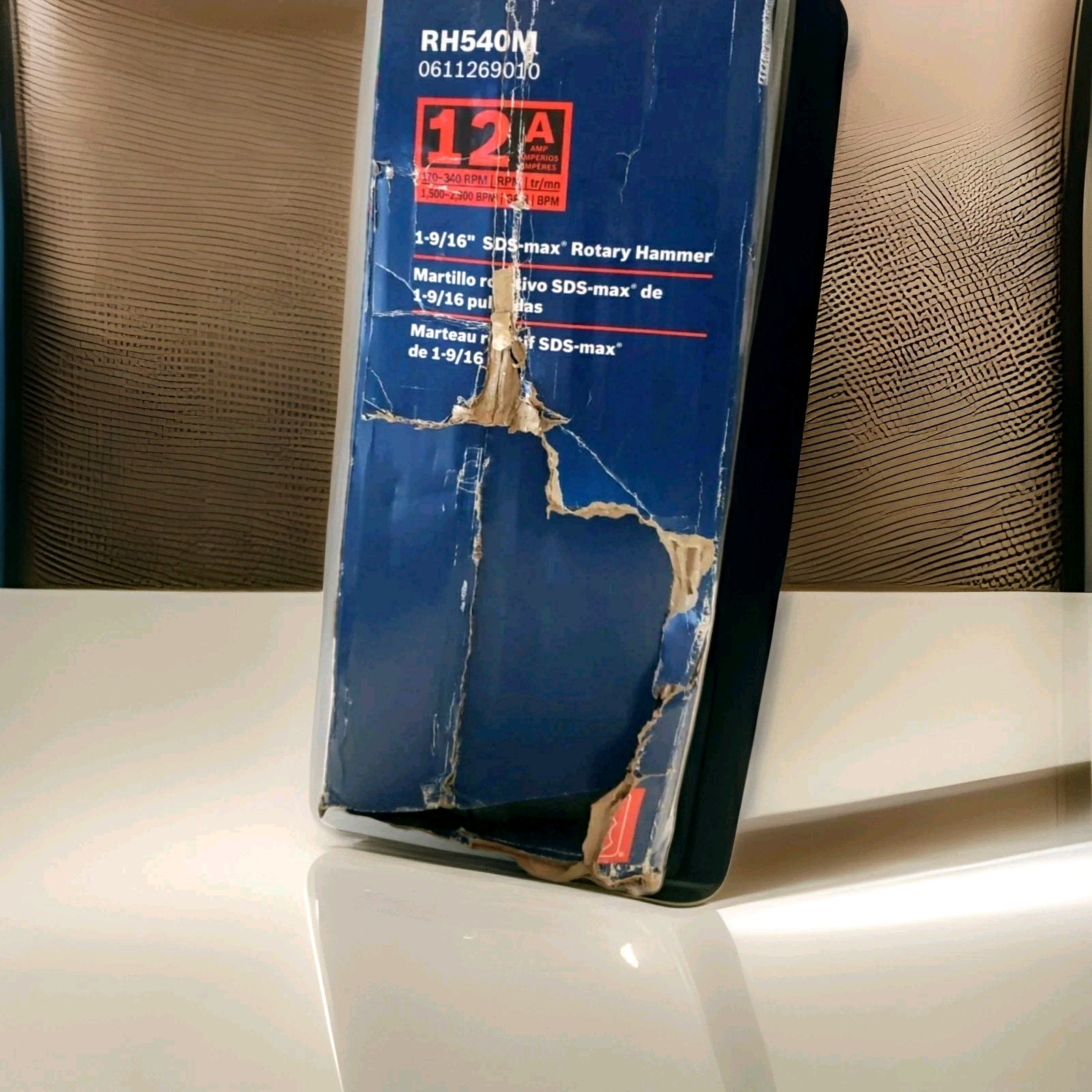 BOSCH RH540M SDS-Max 12A 1-9/16 Combination Concrete/Masonry Rotary Hammer Drill