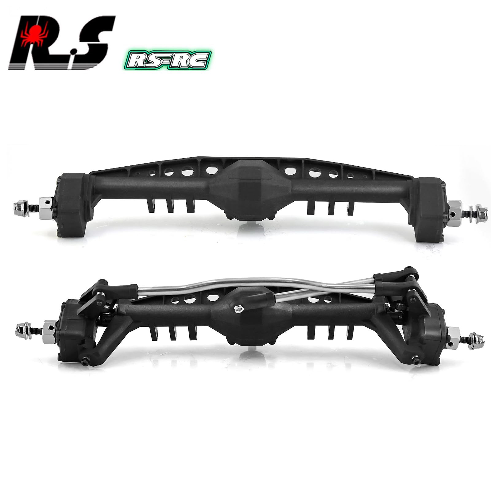 Redspider Front And Rear Plastic Currie F9 Portal Axle For Axial Capra Utb10
