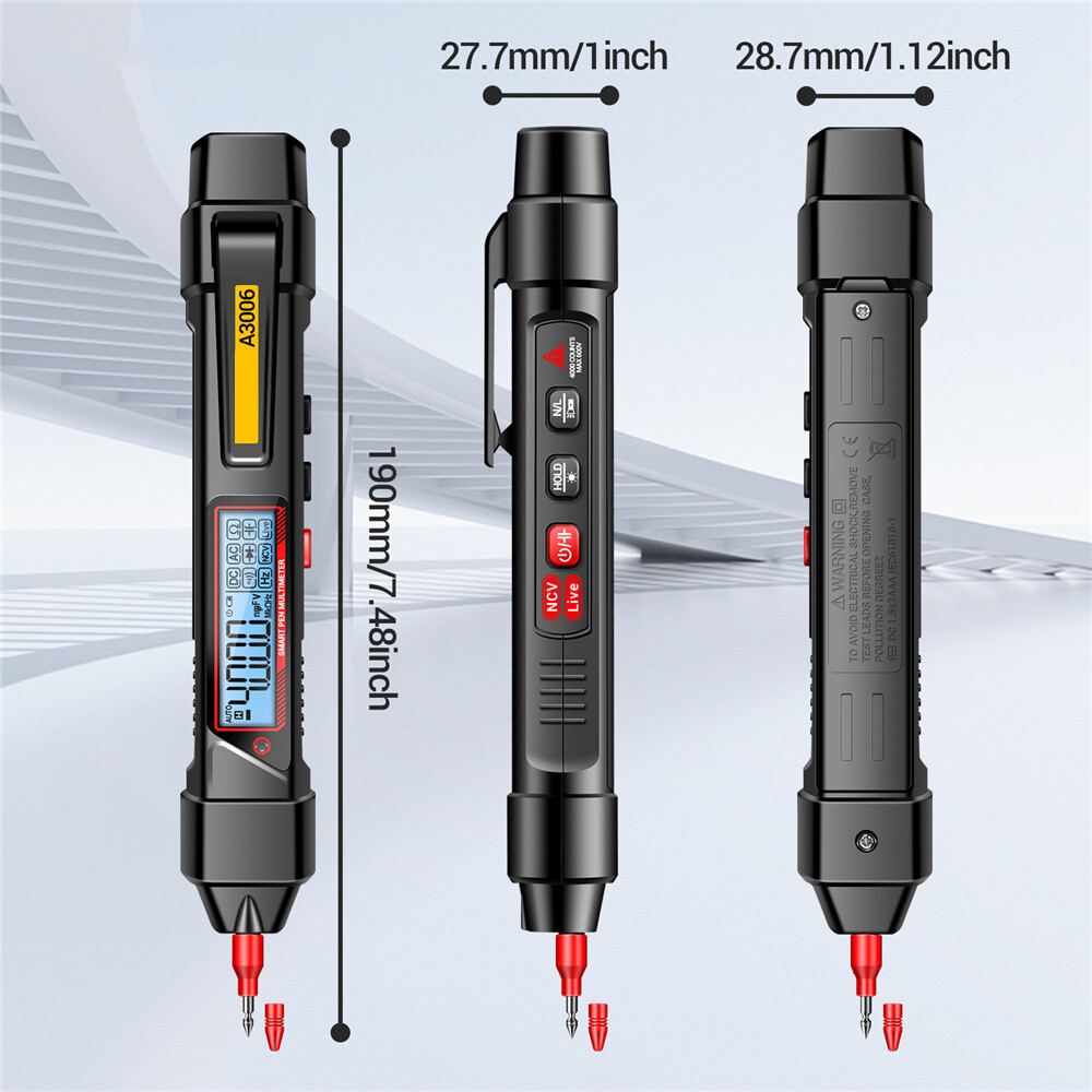 ANENG A3006 Pen Type Multimeter Digital AC/DC Voltage Tester Detector Meter Tool