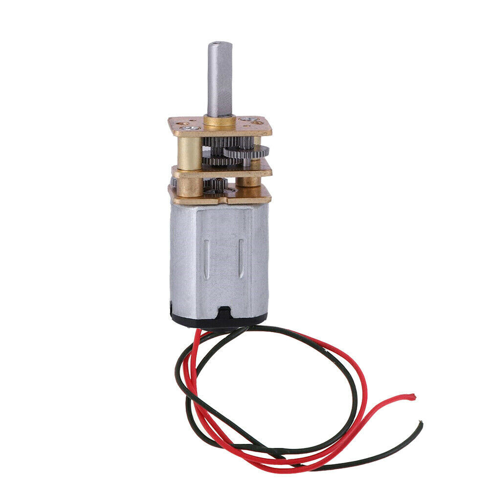 5Pcs Micro Mini N20 Gear Motor DC Slow Speed Full Metal Gearbox Reducer Toy E