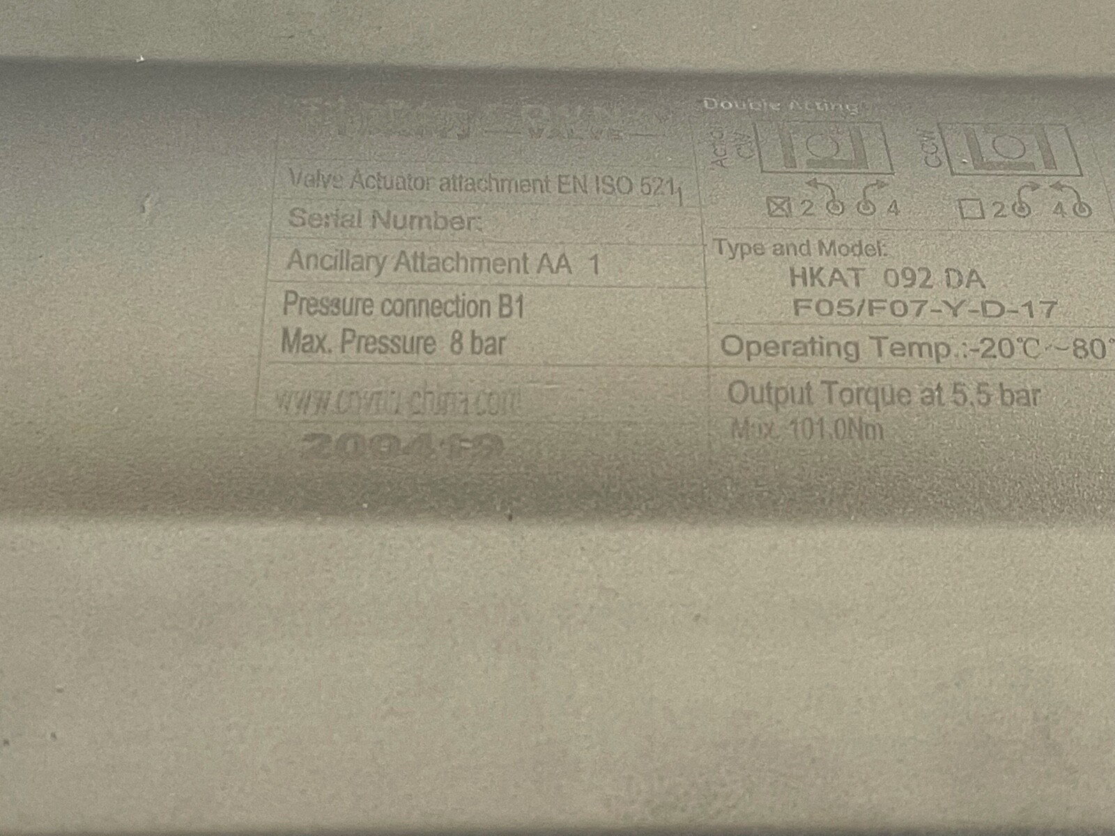 COVNA 4» Sanitary Pneumatic Ball Valve Tri-Clamp Quick Ferrule SS304 2-Way