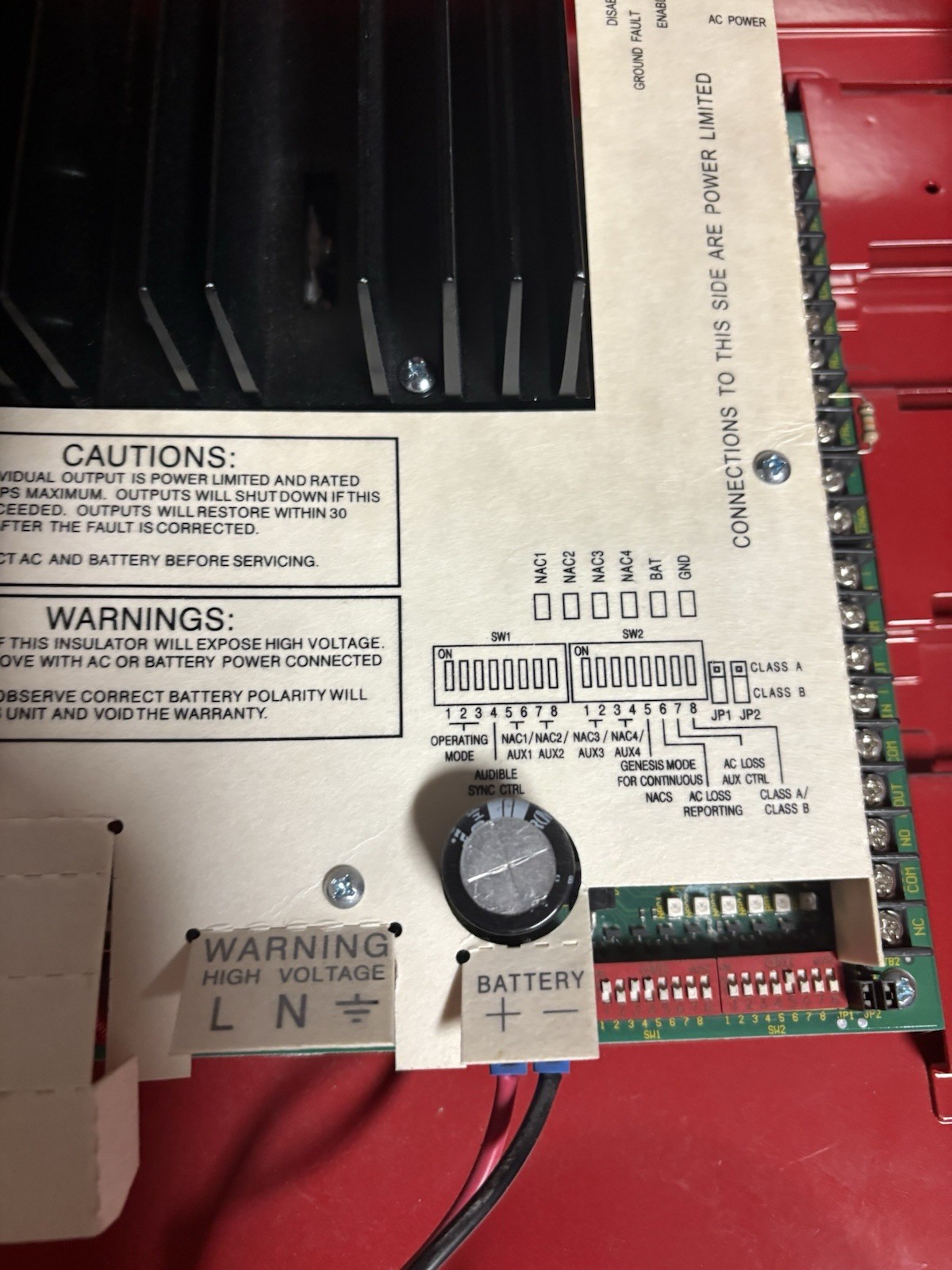 EST Edwards BPS10A Remote Booster Power Supply BOARD ONLY used great condition.