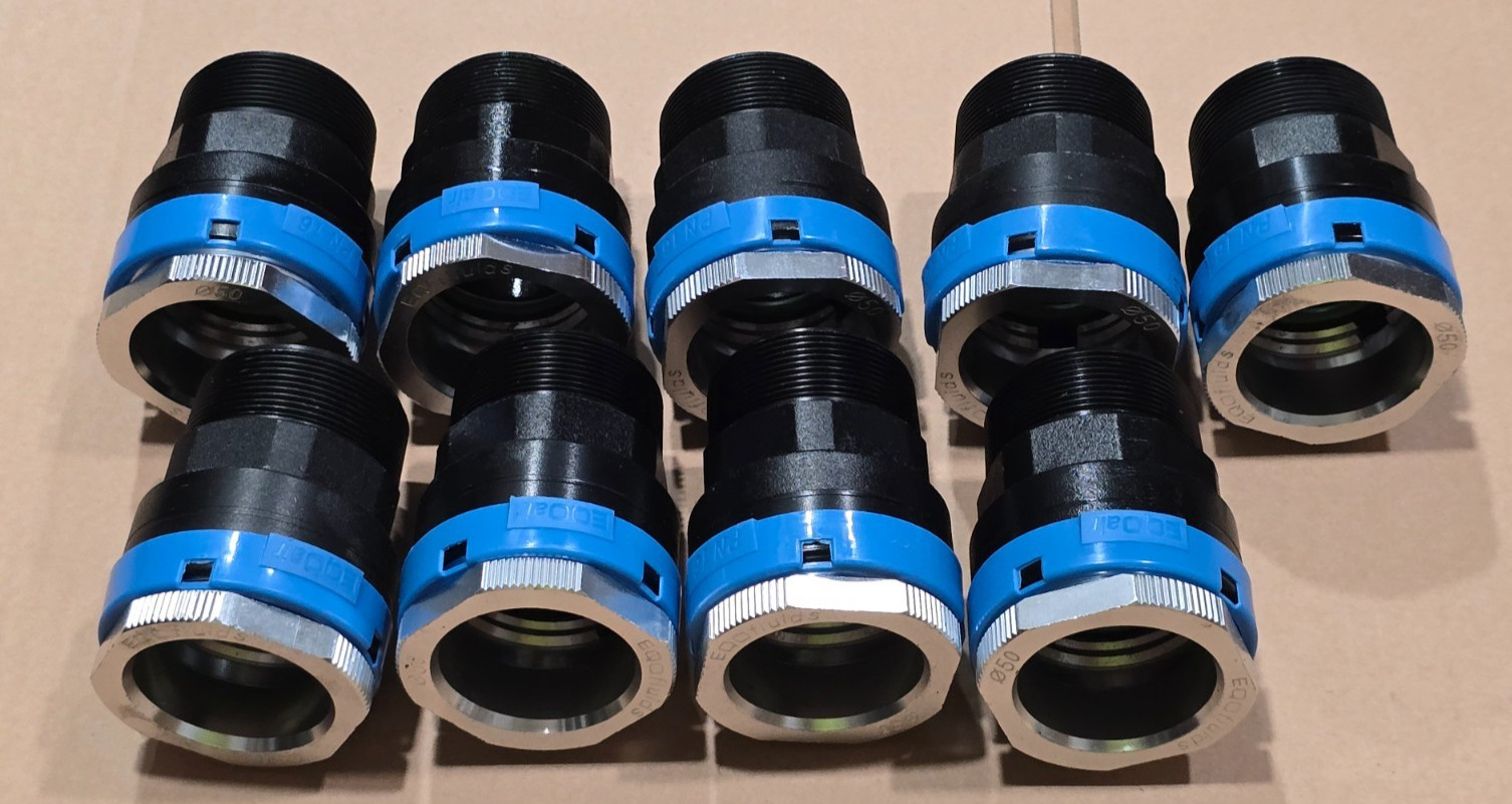 Unipipe 50 mm 2» Aluminum Compressed Air Male Adapter 2» MNPT UACM0.050050N