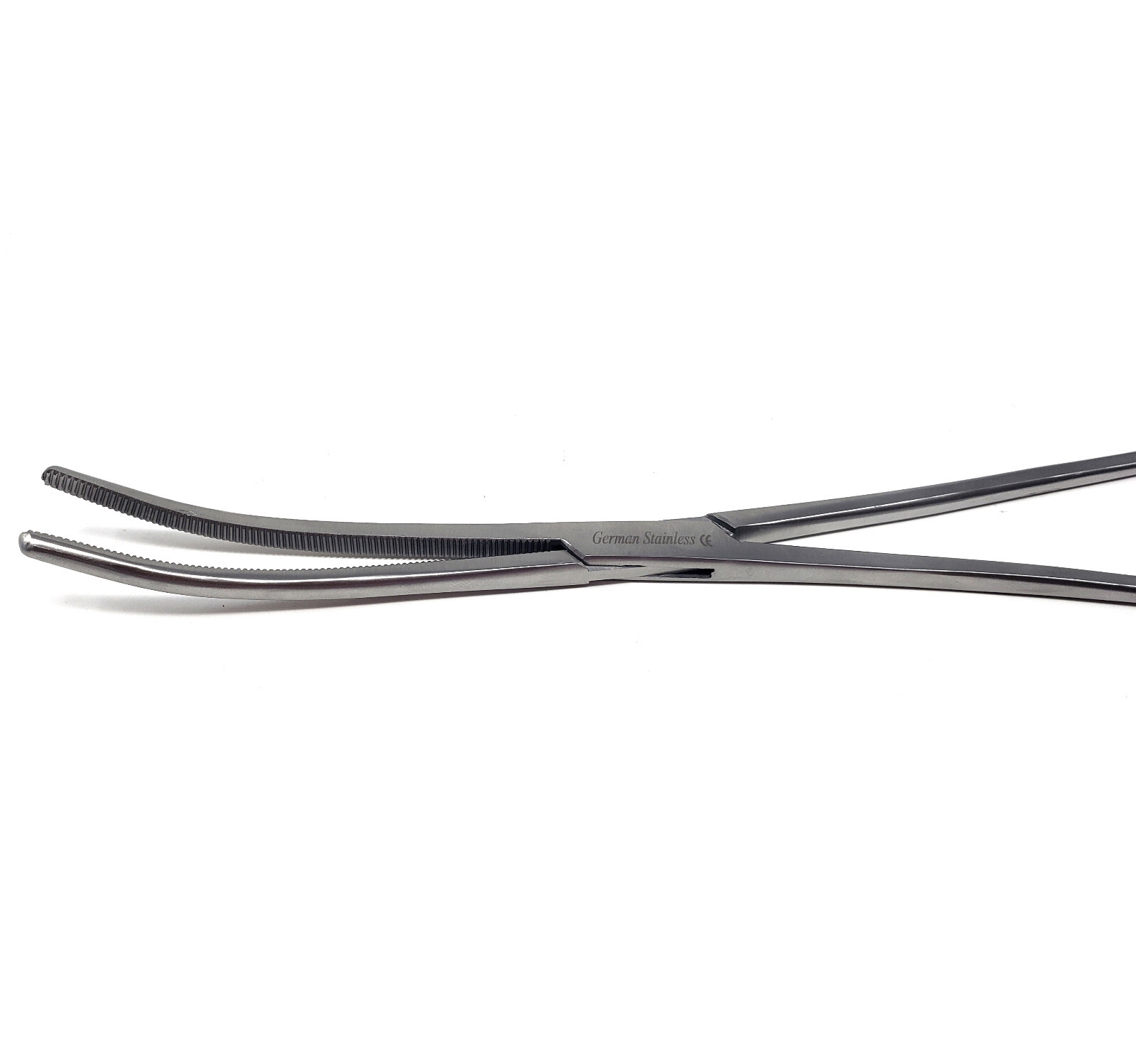 Hemostat Locking Forceps 10″ Curved Jaws Surgical Instrument German Stainless CE