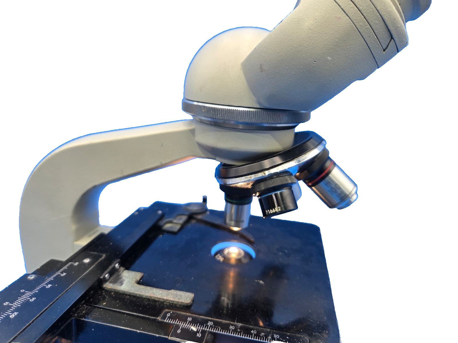 Bausch & Lomb KHS Binocular Microscope with 4 Objectives 4x,10x,40x,100x