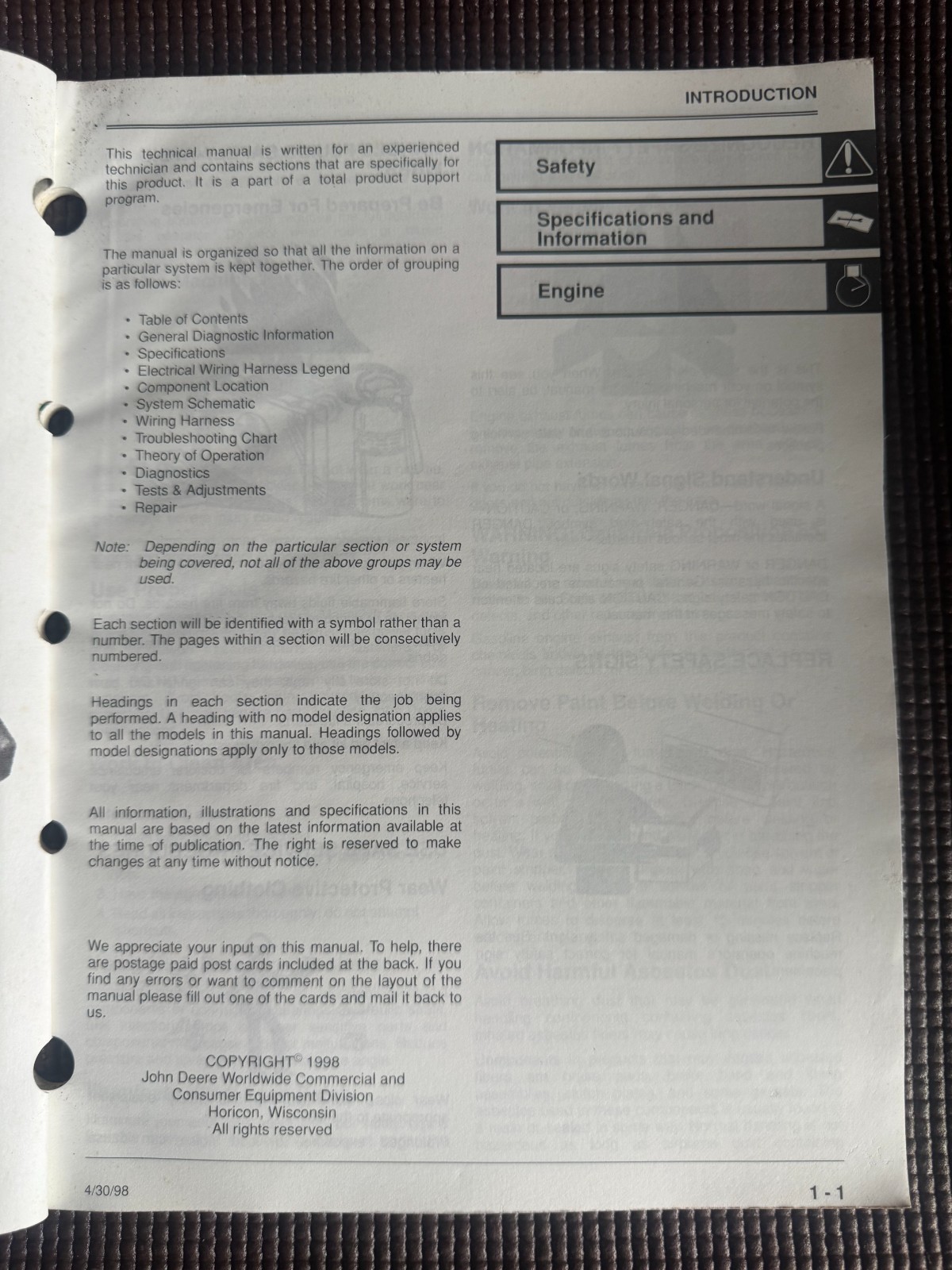 John Deere 200CS, 230CS, 300CS, 550CS Chainsaws Technical Manual TM1750