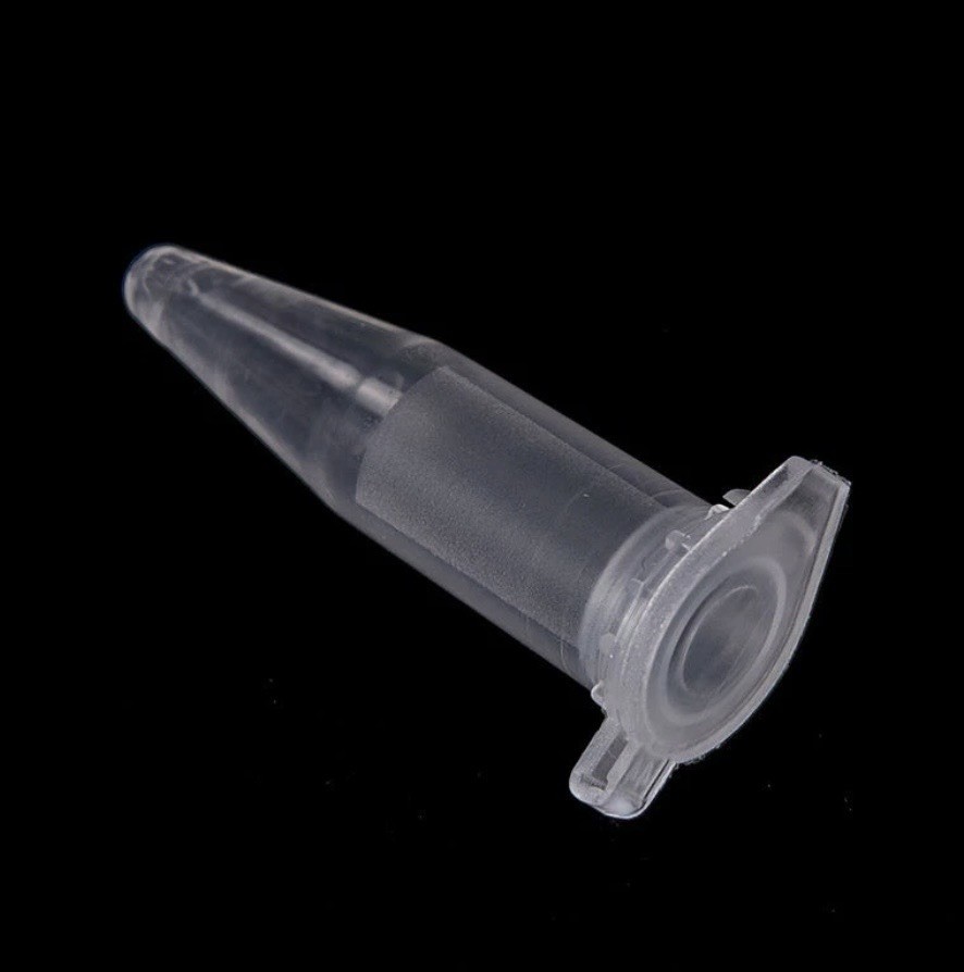 50X 0.5ml Lab Clear Micro Plastic Test Tube Centrifuge Vial Cap Container