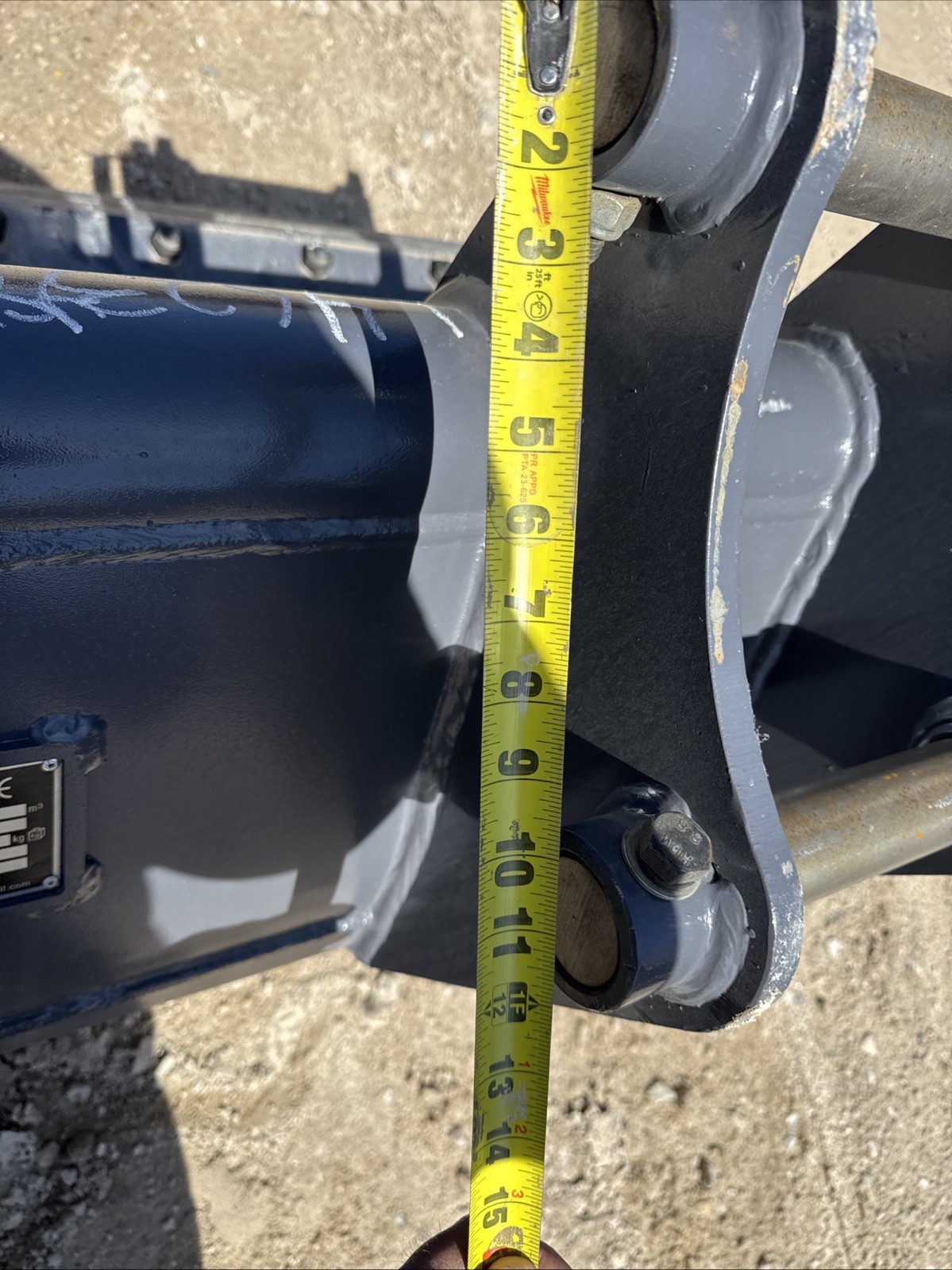 Cat 305 48 inch Ditching Bucket mini excavator Caterpillar 45 mm pins Komatsu