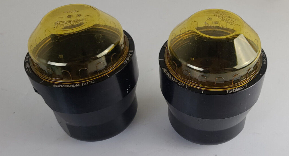 Pair of Sorvall 75006441 K With Inserts & Covers 800g 4600 RPM