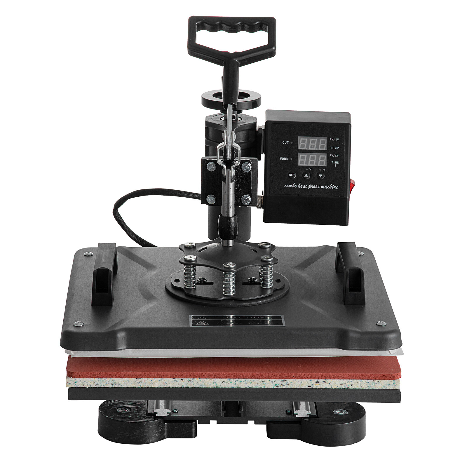 8 in 1 Heat Press Machine Swing Away Digital Sublimation T-Shirt/Mug/Plate Hat