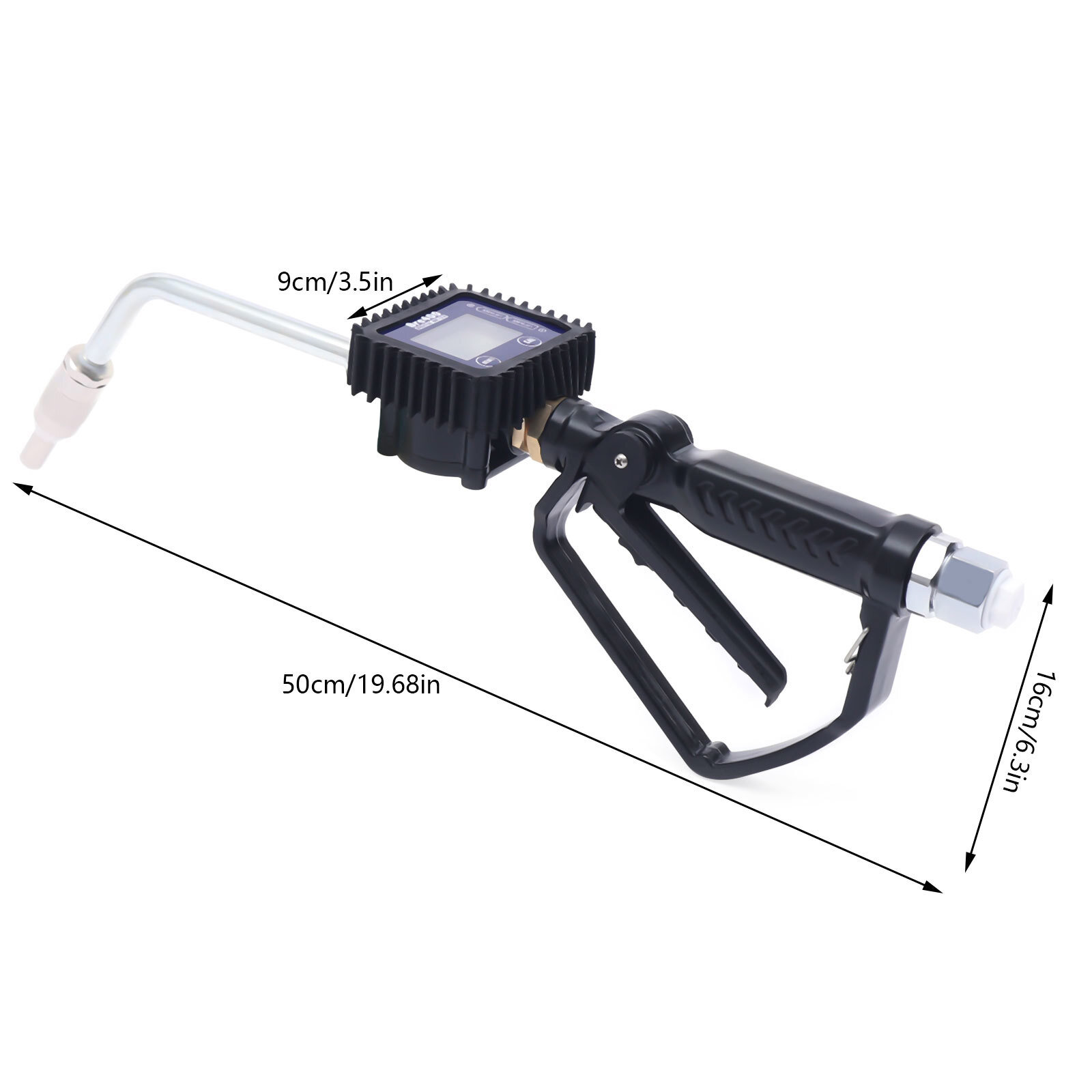 Air Operated Oil Transfer Pump Petrol Fluid Dispenser Control Valve Meter Gun US