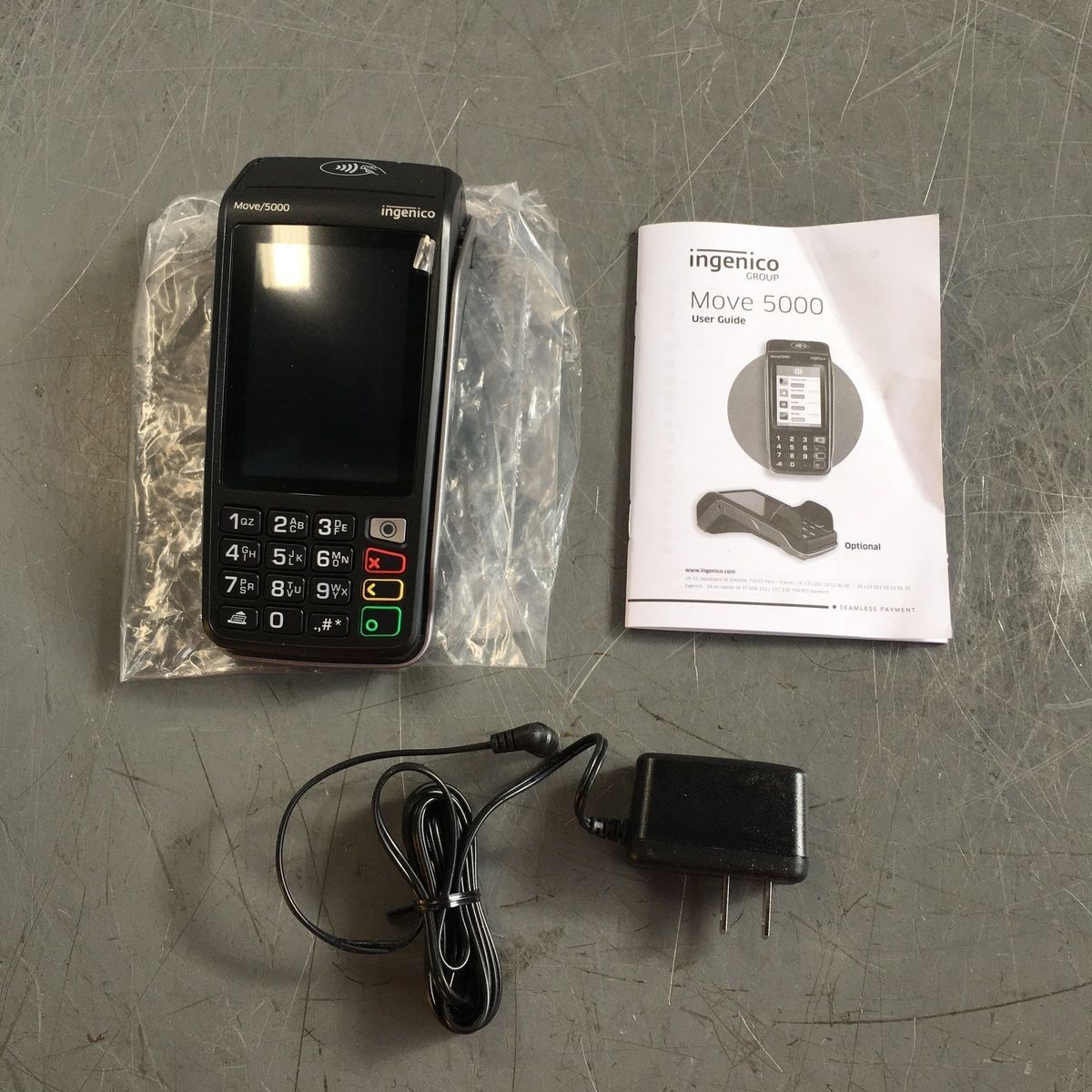 Ingenico Move 5000 Pos Payment Credit Card Terminal With Battery *Please READ*