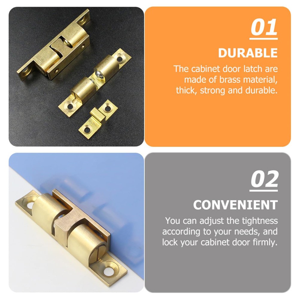 Heavy Zinc Alloy Adjustable Ball Catch Solid Double Tension Roller Latch Spring