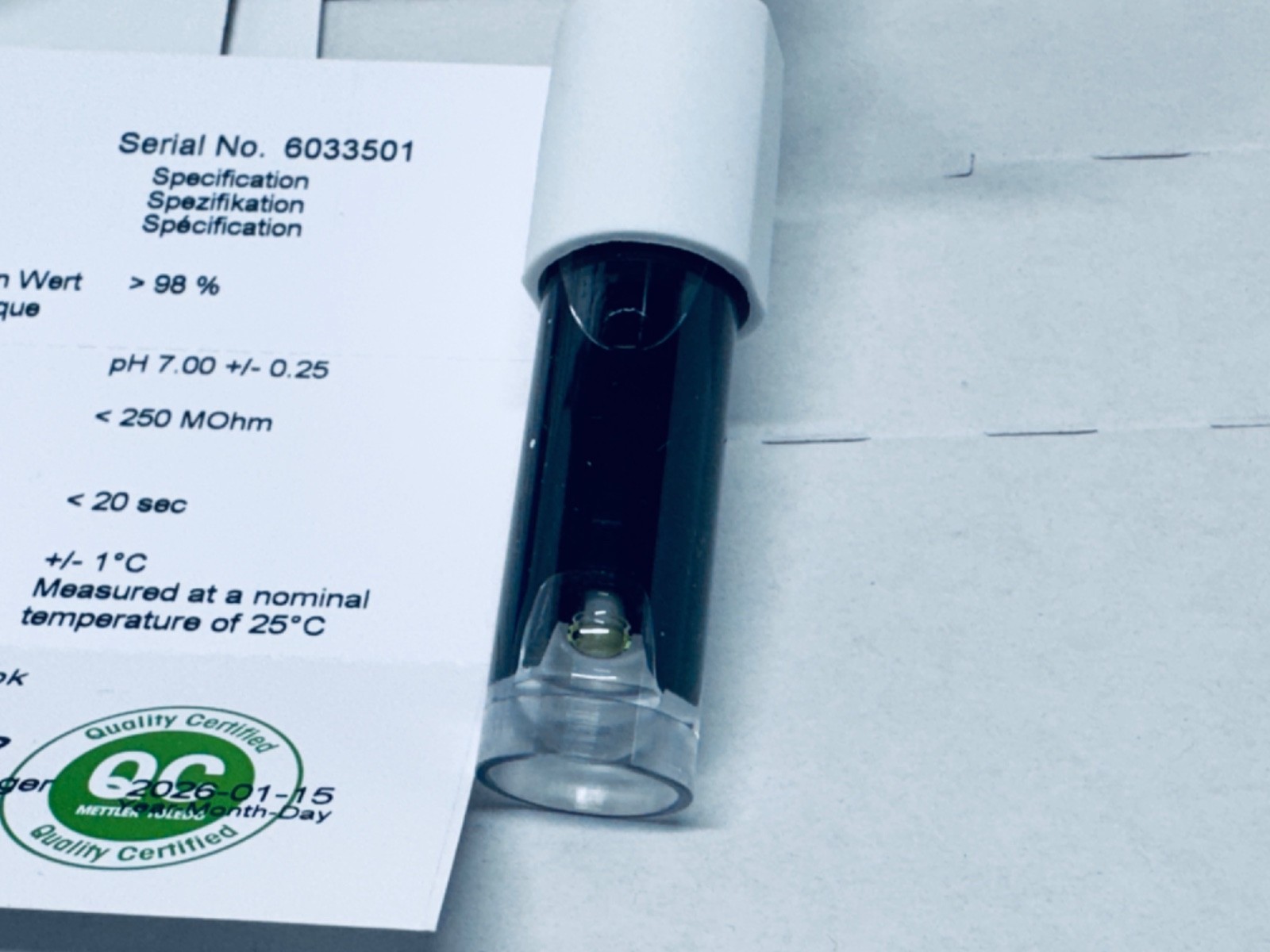 METTLER TOLEDO 3-in-1 pH Electrode InLab Expert Pro-ISM Probe 30014096 NEW