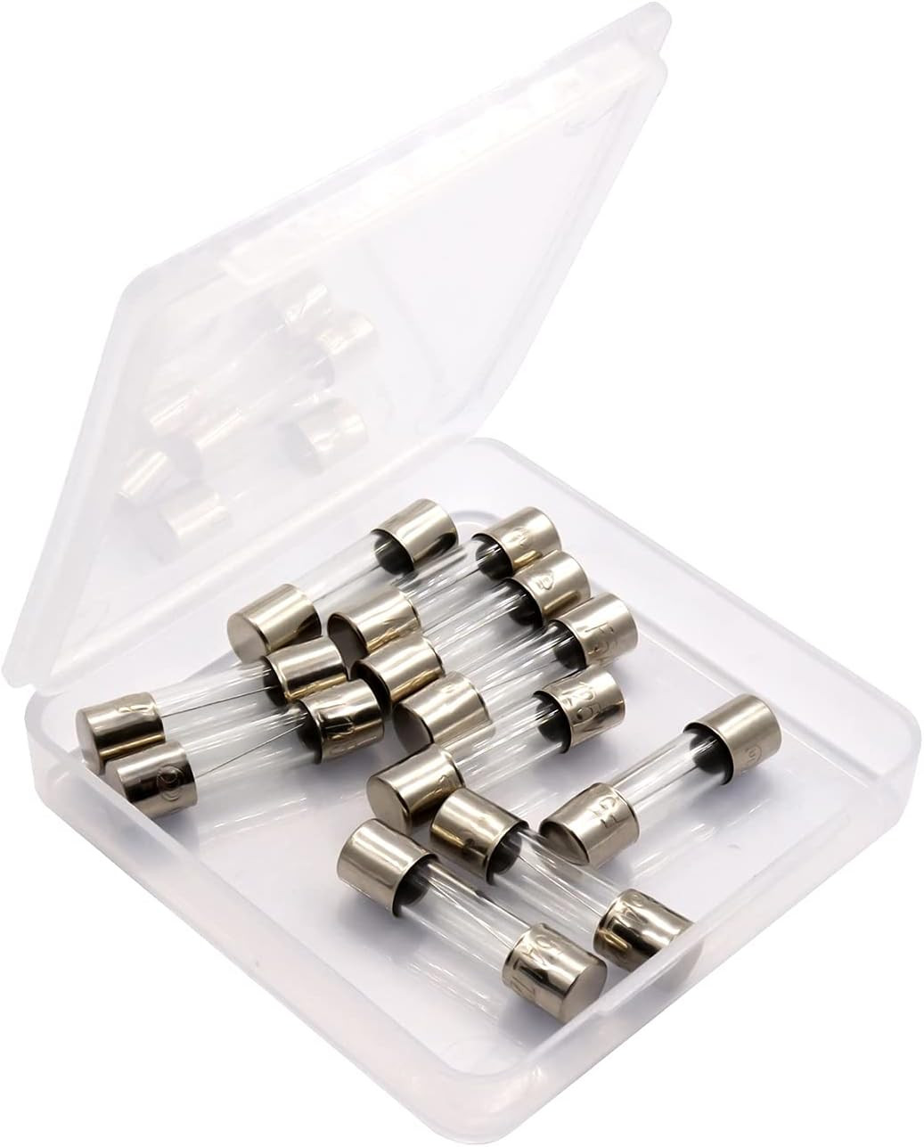 10 Pack F3AL Fast-Blow Fuse 3A Max 3Amp 125V Glass Fuses 0.2 X 0.78