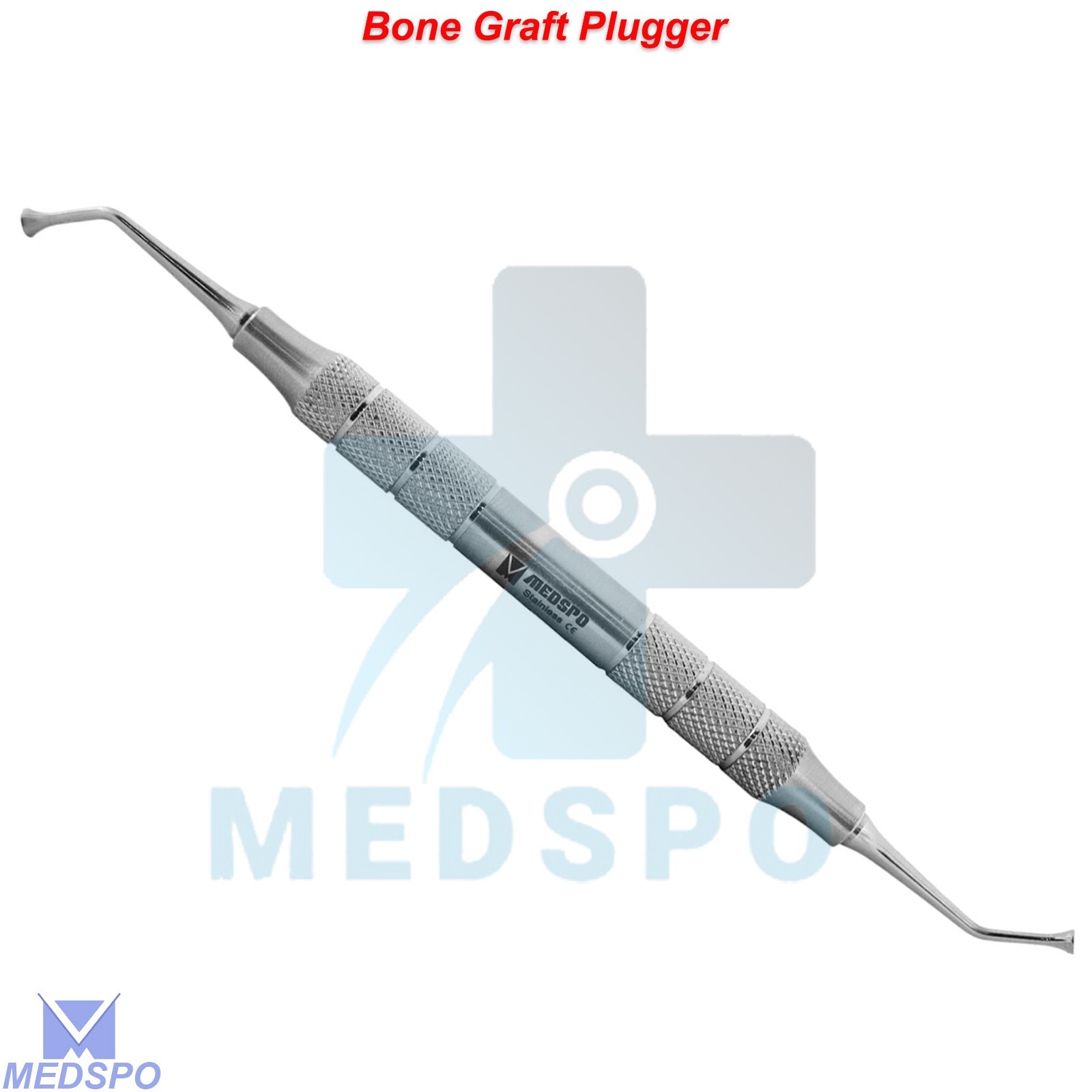 Dental Implantology Packer Compactor Implant Bone Graft Scoop Plugger Carrier