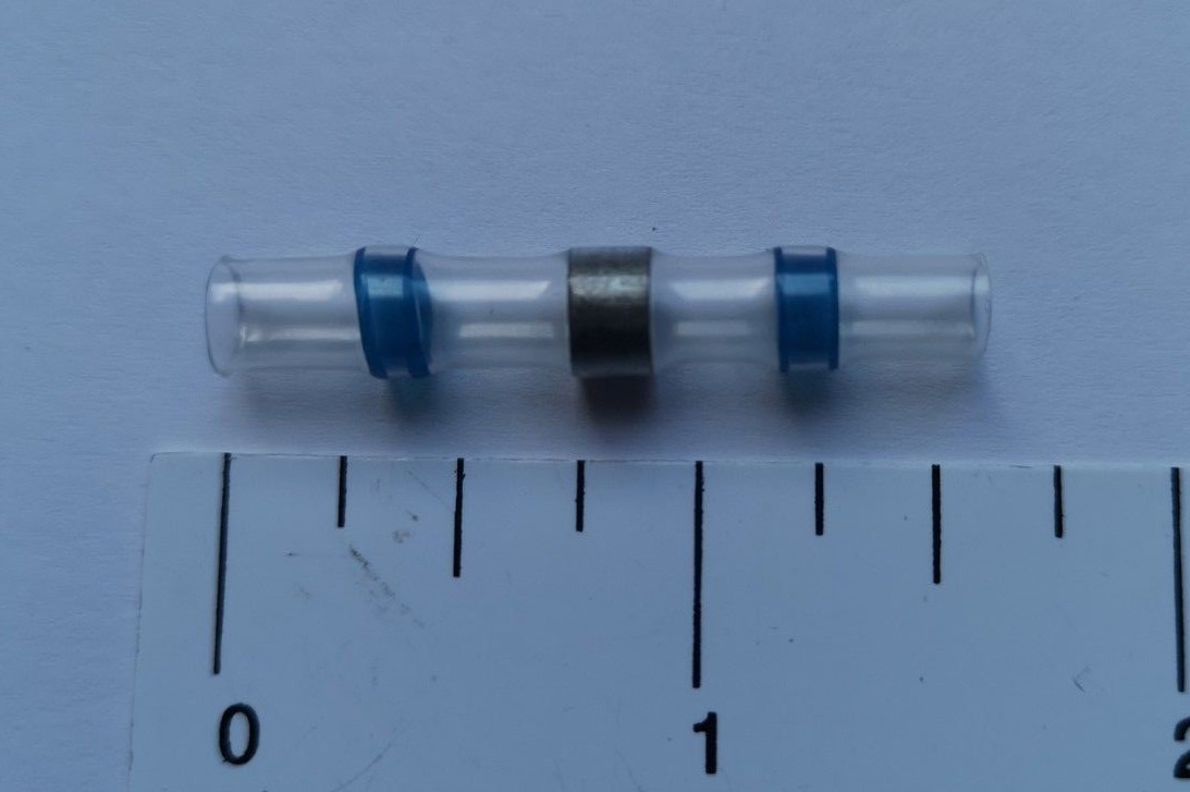 HEAT SHRINK SOLDER SEAL BUTT WIRE CONNECTOR SPLICE TERMINAL WATERPROOF