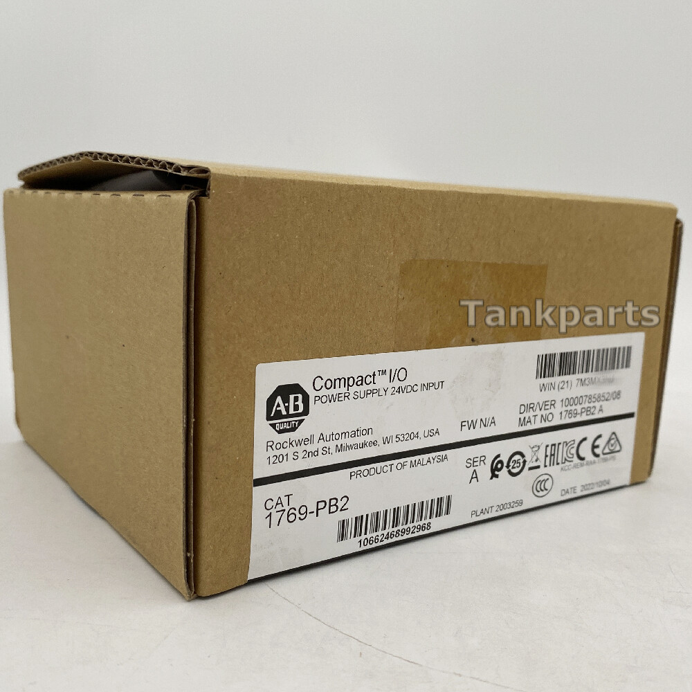 1769-PB2 Allen-Bradley CompactLogix DC 2A/0.8A Power Supply 1769PB2 New Sealed