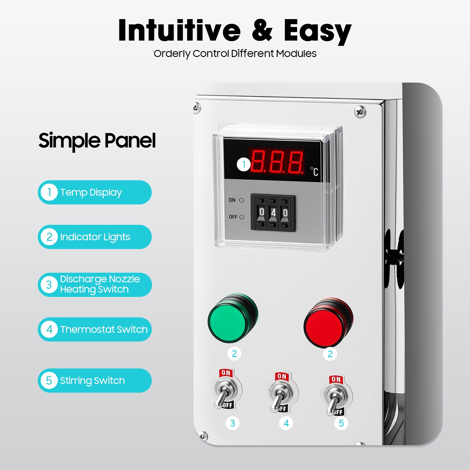 Liquid Filling Machine Bottle Filler Heating Mixing Filling Machine 30L/8gal
