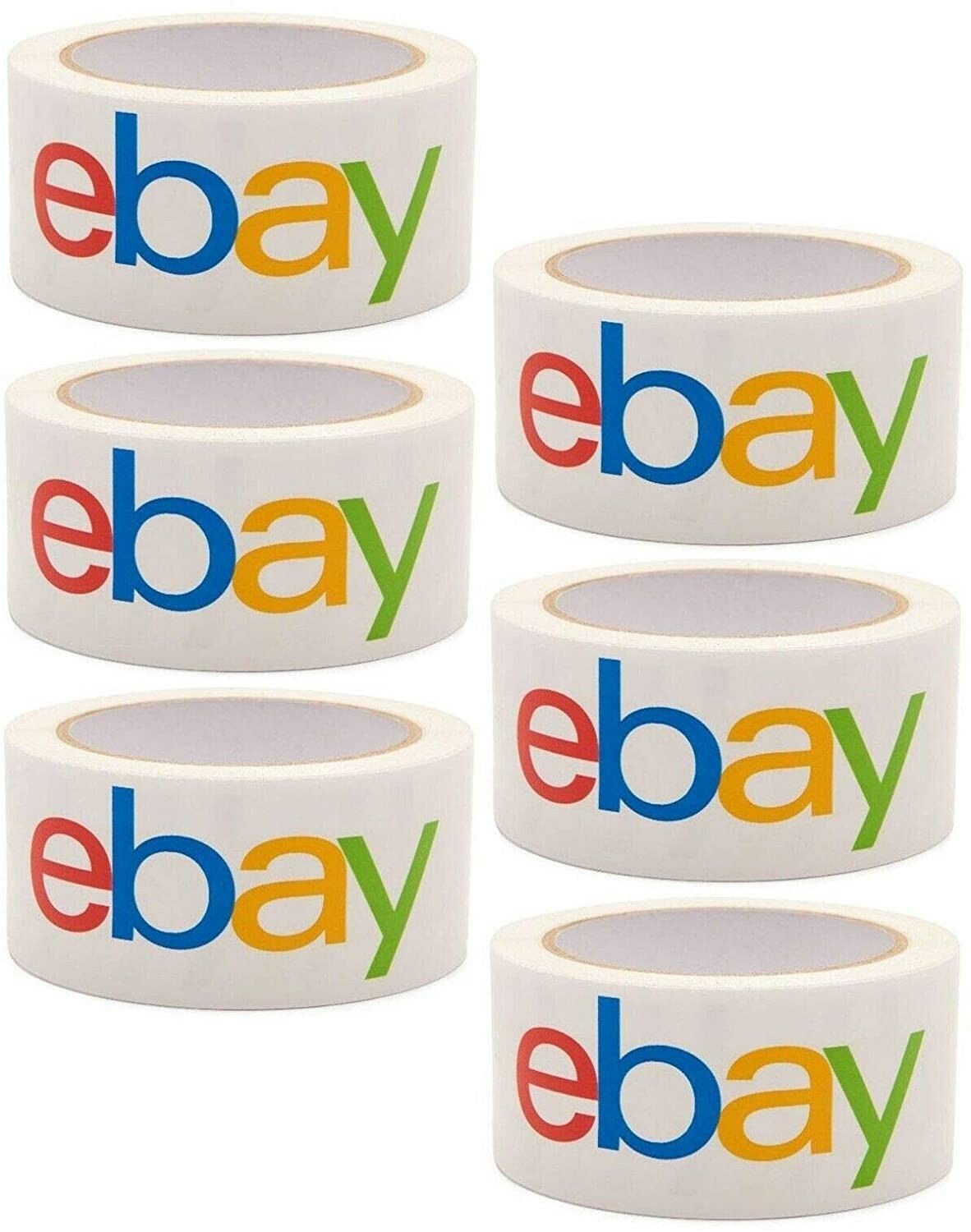 24 Rolls Ebay Color Shipping and Packing Tape 2″ 75 Yard 2.7mil Thick
