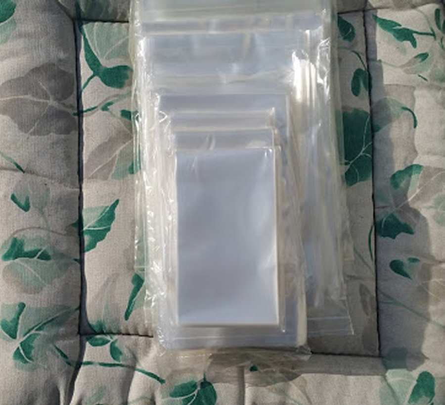 Clear Poly Bags 1.5 Mil Flat Open Top Plastic Packaging Packing LDPE