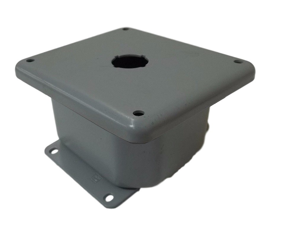 ED1PB2, Hoffman, Drawn Pushbutton Enclosure, Type 4, 1 Hole, 3.5 X 4 X 2.75 In.