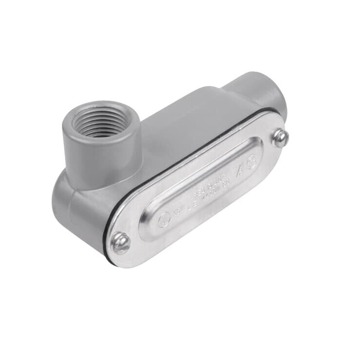Red Dot DALL-2-CG 3/4 in D-Pak Left Side Opening Die Cast Aluminum Conduit Body