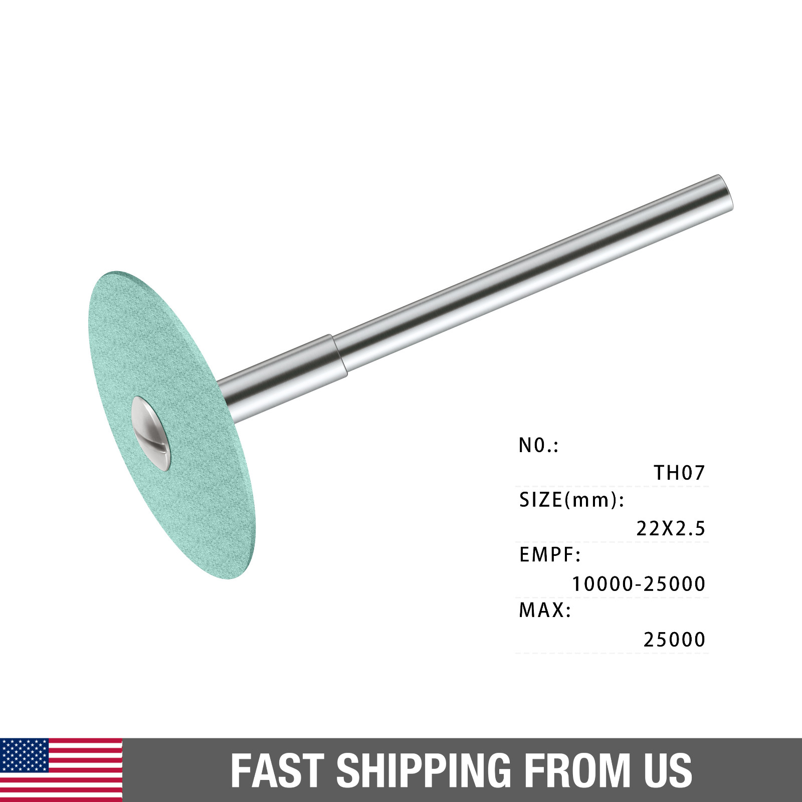 Greenstone Dental Lab Grinding Stone mid coarse 22X2.5 TH07