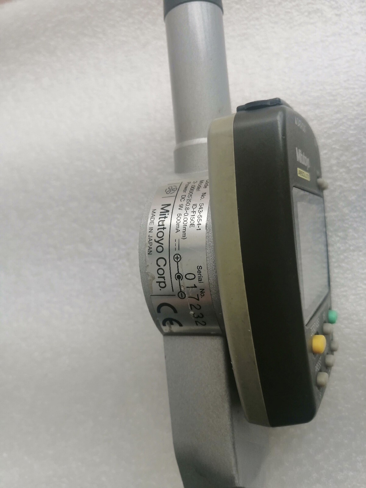 Mitutoyo ID-F150E 543-554-1 Absolute Digital Indicator. W/Power Cord