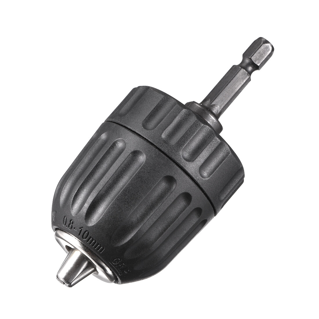 3/8″ Keyless Drill Chuck Hex Shank Adapter 0.8-10mm 3-Jaw for Cordless Drill