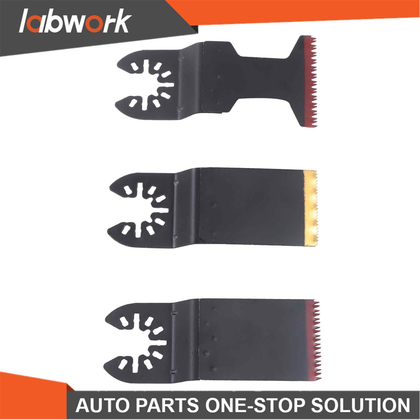 Labwork 100 Pack Multitool Blades Kit Japanese Tooth Oscillating Saw Blades