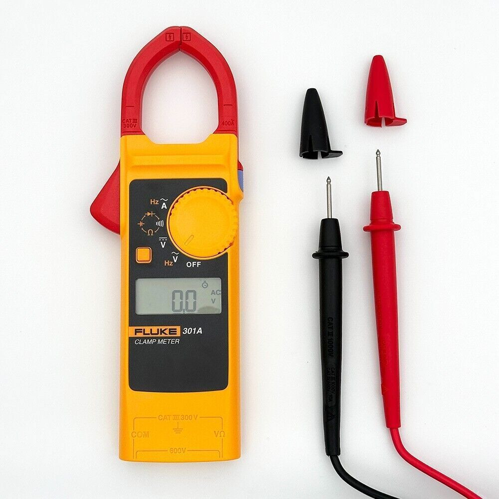 Fluke 301A Clamp Meter AC Current AC/DC Volt Voltage/Current Frequency Ω