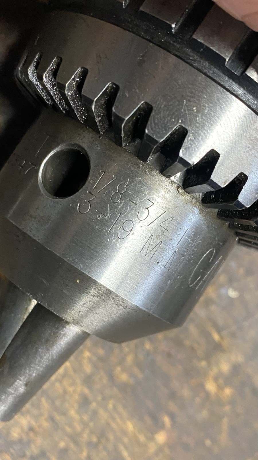 Jacobs 18N Ball Bearing Super Chuck with 4MT Shank Lathe Mill No. 4 Morse Taper