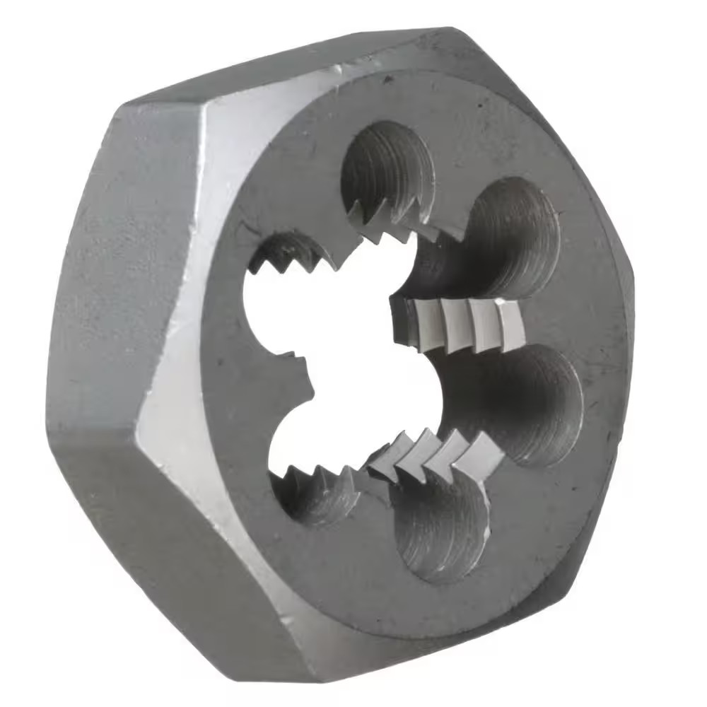 1/8 In., 1/4 In., 3/8 In., 1/2 In., 3/4 In. and 1 In. Carbon Steel NPT Pipe Die