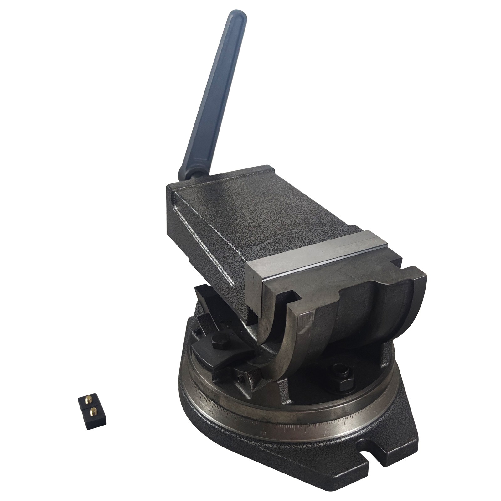 5 Inch Tilting and Swiveling Milling Bench Vice 0-90 Degrees Flat Vice