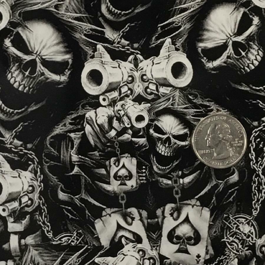 hydrographic film / activator Street Life Skulls hydro dip dipping wizard