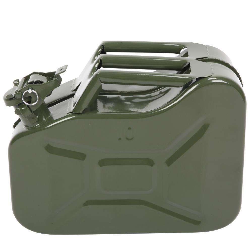 2.6 Gallon Fuel Can Backup Steel Tank Fuel Gas Gasoline Can with Pouring Spout
