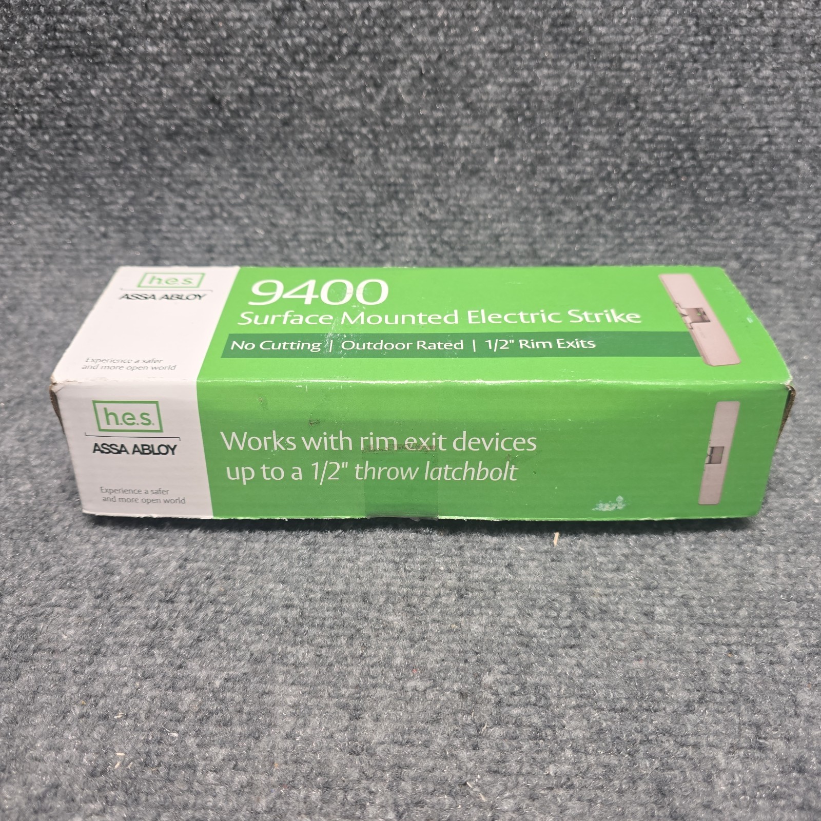 HES 9400 630 Slim Surface Mounted Electric Strike ASSA ABLOY Dual Voltage NIB