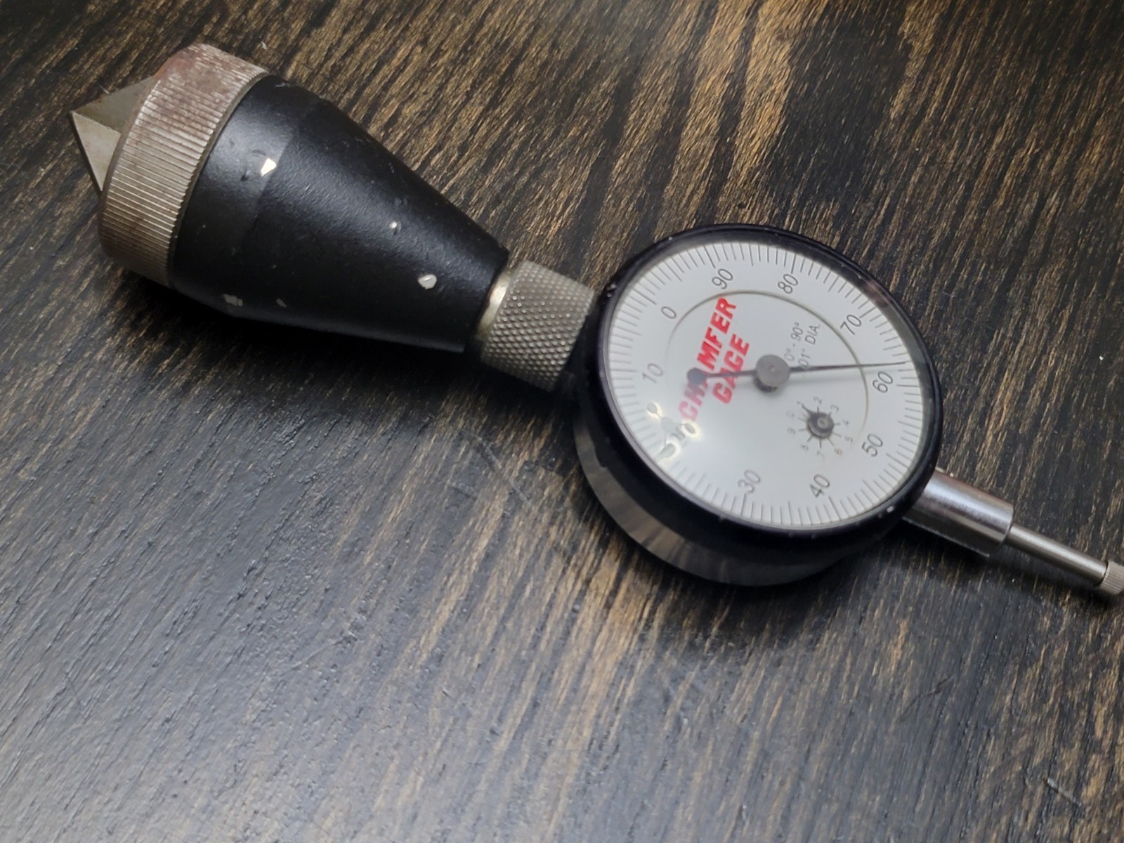 BARCOR INC. Model 1090 0-90 Degree .001″ DIA. Chamfer Gage Made In The USA ?