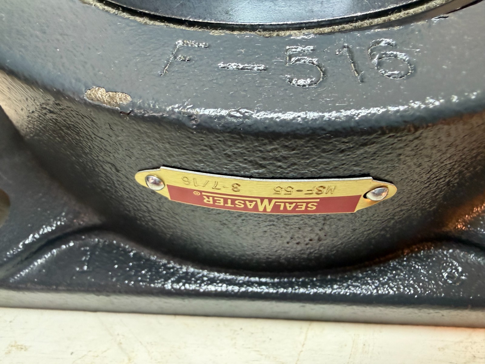 SEALMASTER MSF-55 Flange Bearing, 4-Bolt, Ball, 3-7/16″ Bore, FREE SHIPPING