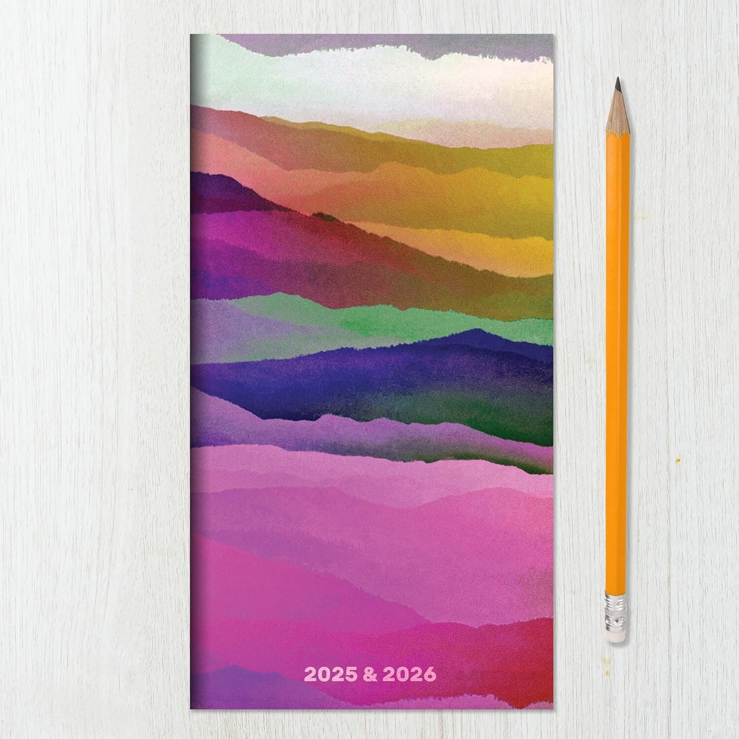 TF PUBLISHING 2025/26 Purple Mountain Majesty 2-Yr Small Monthly Pocket Planner